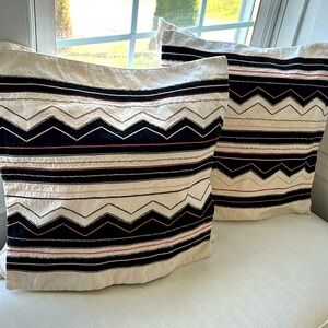 3 boho chic pillow covers